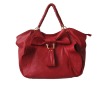 red fashion handbag