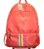 red fashion nylon students bags sport backpack