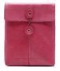 red for Apple iPad Genuine Leather cases