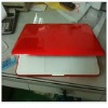 red hard shell case for macbook air,crystal case for macbook