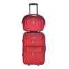 red light luggage bag and luggage trolley
