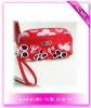 red makeup train case