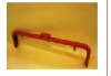 red metal purse frame