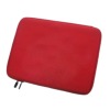 red neoprene customize laptop case