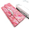 red piebald series fashion style leather wallet