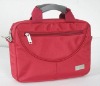 red polyester 11 inch women's laptop messenger cases
