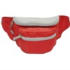 red polyster waist bags