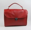 red pu fashion leather ladies hand bags for women