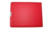 red pu leather case for IPAD
