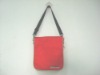 red shoulder bag