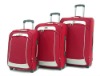 red soft cheap luggage sets