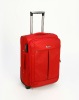 red soft lightweight luggage trolley