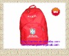 red sport backpack