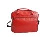 red travelling bag travel