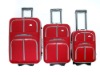 red trolley case set