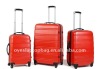 red trolley cases