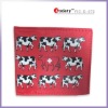 red wallet printed animal