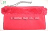 red women's handbag D600