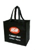 reusable eco non wove conference bags with customer's logo printing