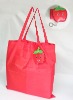 reusable foldable shopping bag with apple patten