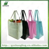 reusable non woven eco handle bag with customer's logo printing