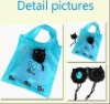 reusable shopping bag folding nylon bag, animal shaped nlon foldable bag