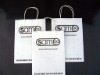 reusable white + black kraft paper gift bag for 2011