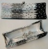 rhinestone crystal box clutch evening bag