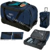 rolling duffel bag,trolley travel bag, Wheels sport bag, promotion bag,fashion bag,trip bag, gym bag