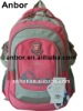 rose red school backpack for teenagers