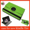 rotatable leather case for kindle fire