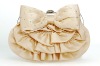 royal bowknot satin lace evening bag077