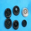 rubber or plastic wheel