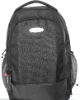 rucksack (black polyester backpack)