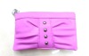 ruffle leather wallet/purse /coin bag