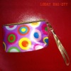 satin cheap cosmetic bags polka dot(LODAY BAG-277)