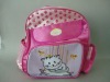 satin children backpack school bags