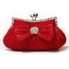 satin flower wedding clutches fashion bag 025