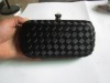 satin hard clutch bag