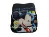 school bag with Micky Mouse pattern