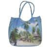 seaside printing ladies beach bag