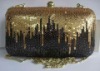 sequin clutch bag