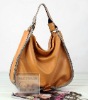 sexy women's fashion rivet cheap designer handbags #E31 brown