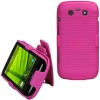 shell holster with stand combo case for blackberry 9860