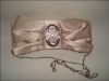 shinny lady's satin evening bag,elegant evening bag