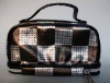 shinny leather cosmetic bag