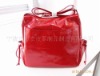 shiny PU handbag ladies fashion shoulder bag