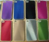 shiny aluminum skin crystal hard case for iphone 4/4S