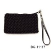 shiny mini spot black latest design ladies purse