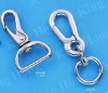 shiny nickel color alloy swive snap hooks